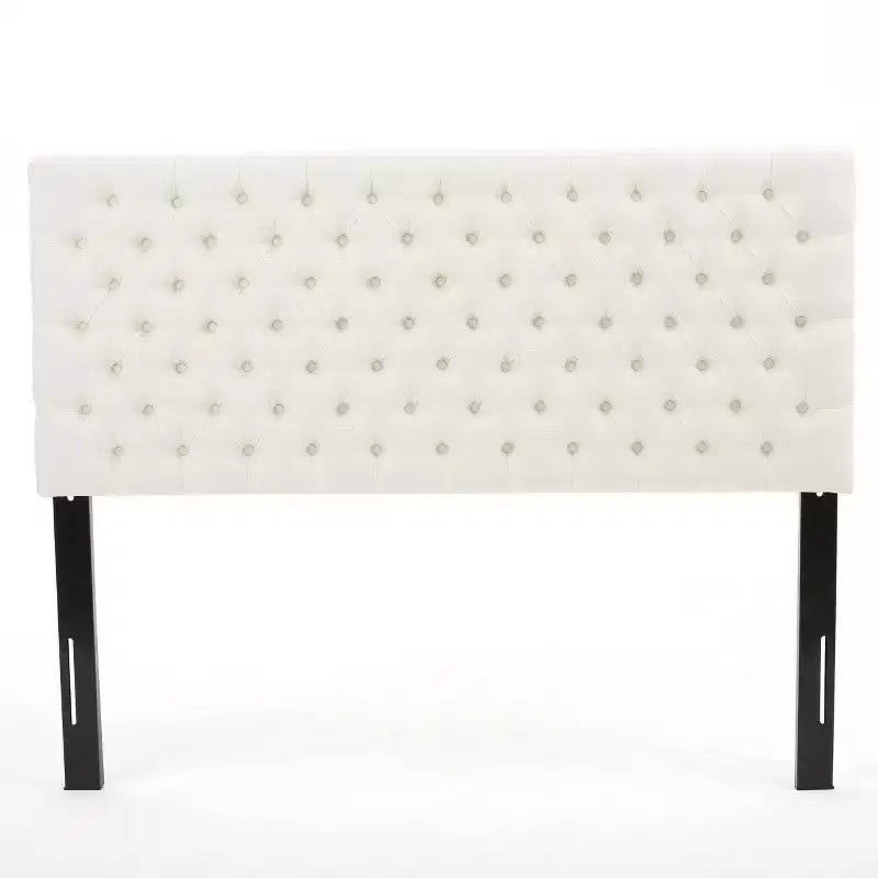 Tête de lit capitonnée réglable pour grand lit GDFStudio Brunet Contemporary