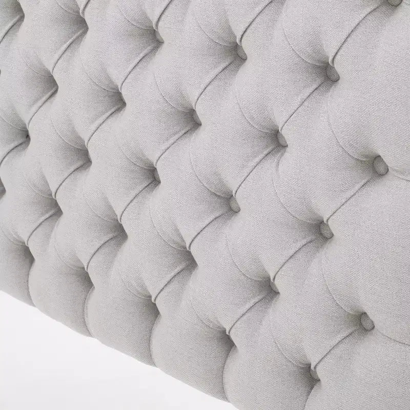 Tête de lit capitonnée réglable pour grand lit GDFStudio Brunet Contemporary