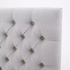 Tête de lit capitonnée réglable pour grand lit GDFStudio Brunet Contemporary