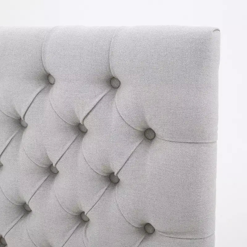 Tête de lit capitonnée réglable pour grand lit GDFStudio Brunet Contemporary