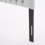 Tête de lit capitonnée réglable pour grand lit GDFStudio Brunet Contemporary