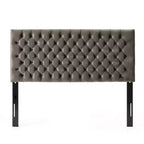 Tête de lit capitonnée réglable pour grand lit GDFStudio Brunet Contemporary
