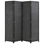 BestMassage 4/6 Panel Room Divider 6 Ft Tall Bamboo Portable Privacy Screen