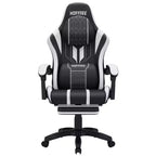 Fauteuil de massage et de jeu extra-large Hoffree, Fauteuil de bureau ergonomique pour PC avec repose-pieds et réglable