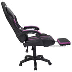 Fauteuil de massage et de jeu extra-large Hoffree, Fauteuil de bureau ergonomique pour PC avec repose-pieds et réglable