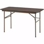 Table pliante économique Lorell - 48 x 24 po Acajou