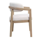 Christopher Knight Home Darien - Chaises de salle à manger rembourrées en bois d'hévéa (Lot de 2)