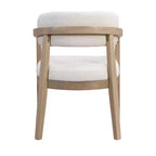 Christopher Knight Home Darien - Chaises de salle à manger rembourrées en bois d'hévéa (Lot de 2)