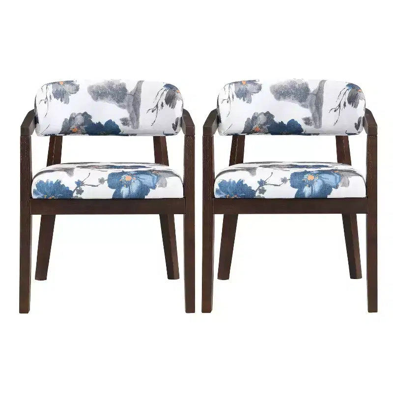 Christopher Knight Home Darien - Chaises de salle à manger rembourrées en bois d'hévéa (Lot de 2)