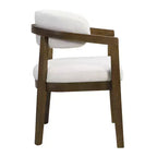 Christopher Knight Home Darien - Chaises de salle à manger rembourrées en bois d'hévéa (Lot de 2)