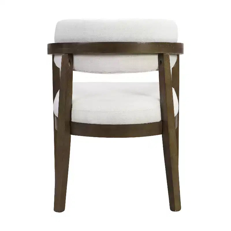 Christopher Knight Home Darien - Chaises de salle à manger rembourrées en bois d'hévéa (Lot de 2)