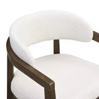 Christopher Knight Home Darien - Chaises de salle à manger rembourrées en bois d'hévéa (Lot de 2)