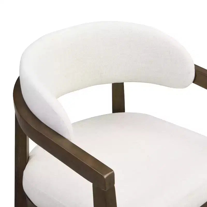 Christopher Knight Home Darien - Chaises de salle à manger rembourrées en bois d'hévéa (Lot de 2)