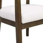Christopher Knight Home Darien - Chaises de salle à manger rembourrées en bois d'hévéa (Lot de 2)