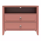 Novogratz Her Majesty 2-Drawer Nightstand