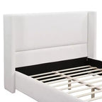 Lit rembourré moderne Christopher Knight Home Octavia avec tête de lit haute, blanc