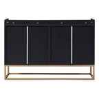 Buffet moderne Whisen, élégant meuble de rangement avec grand espace de rangement pour salle à manger, entrée