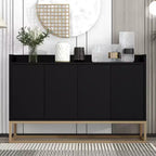 Buffet moderne Whisen, élégant meuble de rangement avec grand espace de rangement pour salle à manger, entrée