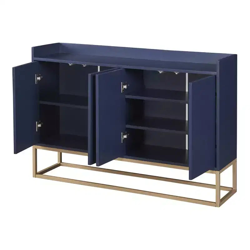 Buffet moderne Whisen, élégant meuble de rangement avec grand espace de rangement pour salle à manger, entrée