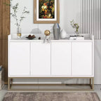 Buffet moderne Whisen, élégant meuble de rangement avec grand espace de rangement pour salle à manger, entrée
