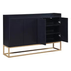 Buffet moderne Whisen, élégant meuble de rangement avec grand espace de rangement pour salle à manger, entrée