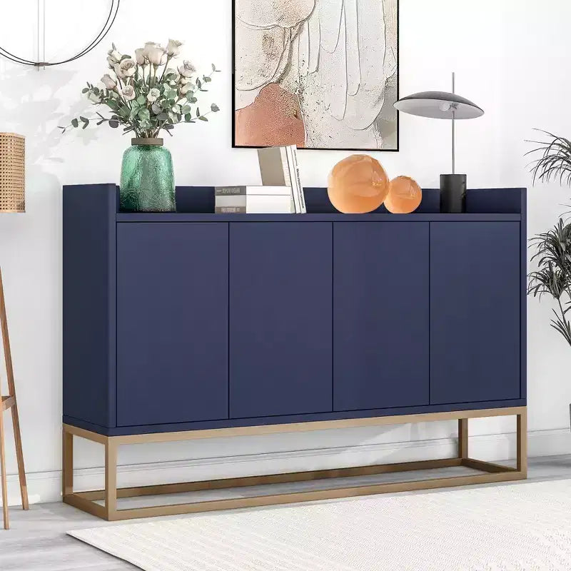 Buffet moderne Whisen, élégant meuble de rangement avec grand espace de rangement pour salle à manger, entrée