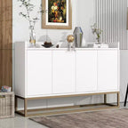 Buffet moderne Whisen, élégant meuble de rangement avec grand espace de rangement pour salle à manger, entrée