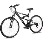 hykolity VTT, roues 26 27,5, VTT 18 vitesses avec double suspension, selle réglable pour hommes et femmes, pour le cyclisme en extérieur