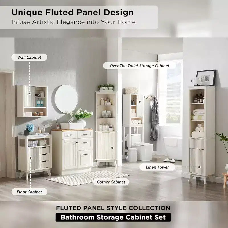 Meuble mural de salle de bain avec porte coulissante, armoire murale en bois avec étagère réglable et plateau imitation marbre, à placer au-dessus des toilettes, meuble de salle de bain