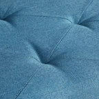 VECELO Banc de Rangement Pliant 46/30/15/11.8, Coffre de Rangement, Tabouret Repose-Pieds en Tissu de Lin, Poufs de Rangement, Pouf de Rangement Pliant