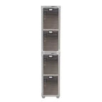 Armoire casier empilable Seville Classics UltraHD à 4 portes