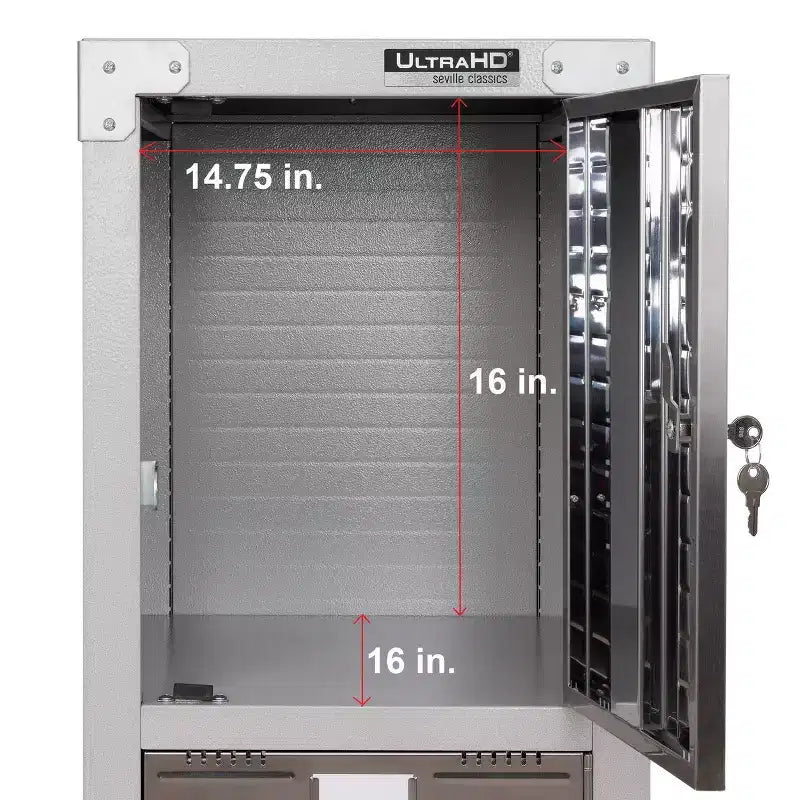 Armoire casier empilable Seville Classics UltraHD à 4 portes