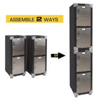 Armoire casier empilable Seville Classics UltraHD à 4 portes