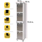 Armoire casier empilable Seville Classics UltraHD à 4 portes