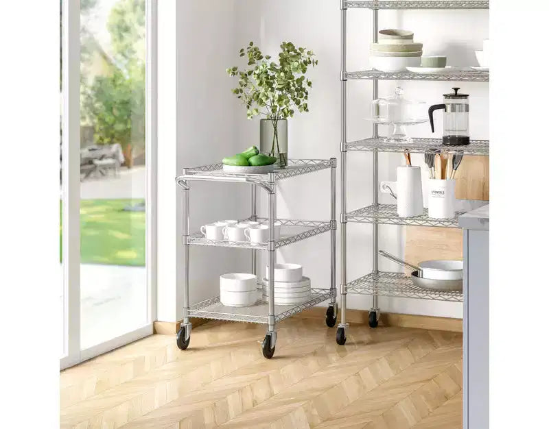Chariot de service roulant commercial UltraDurable NSF Seville Classics