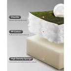 Fauteuil inclinable, Fauteuil à bascule pivotant à 360° pour petits espaces, Fauteuil de crèche en tissu rembourré avec poches latérales pour salon, Cadre en acier Q235