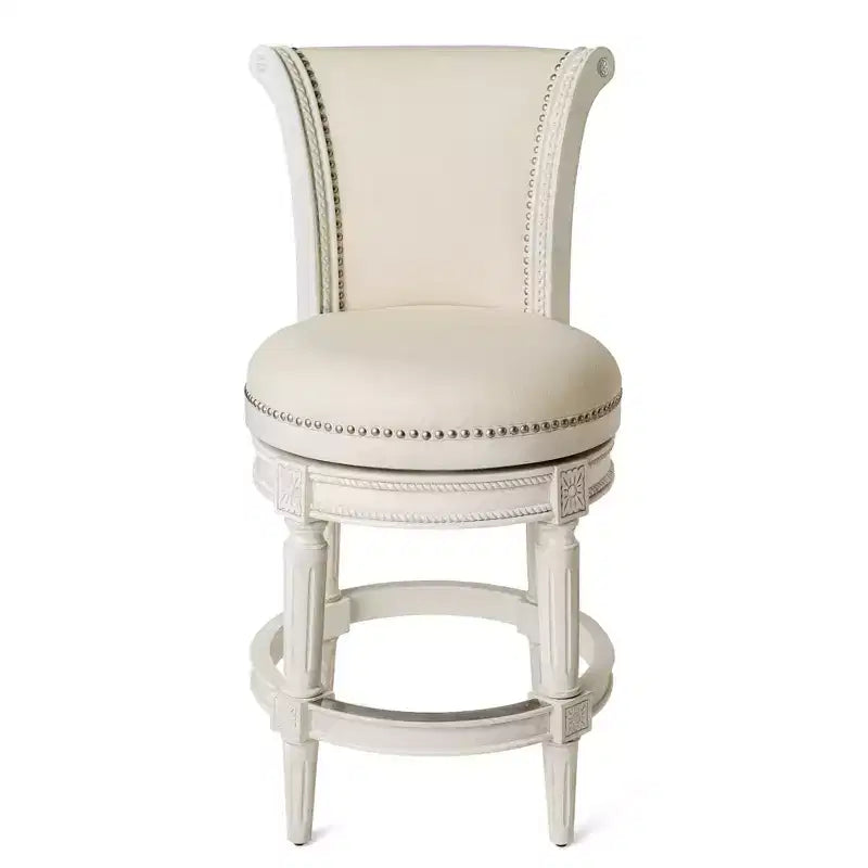 Tabourets de bar pivotants Maven Lane Pullman de hauteur comptoir avec tissu