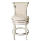 Tabourets de bar pivotants Maven Lane Pullman de hauteur comptoir avec tissu
