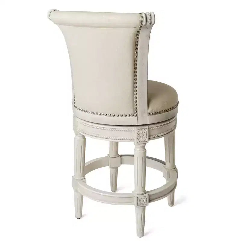 Tabourets de bar pivotants Maven Lane Pullman de hauteur comptoir avec tissu