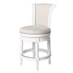 Tabourets de bar pivotants Maven Lane Pullman de hauteur comptoir avec tissu