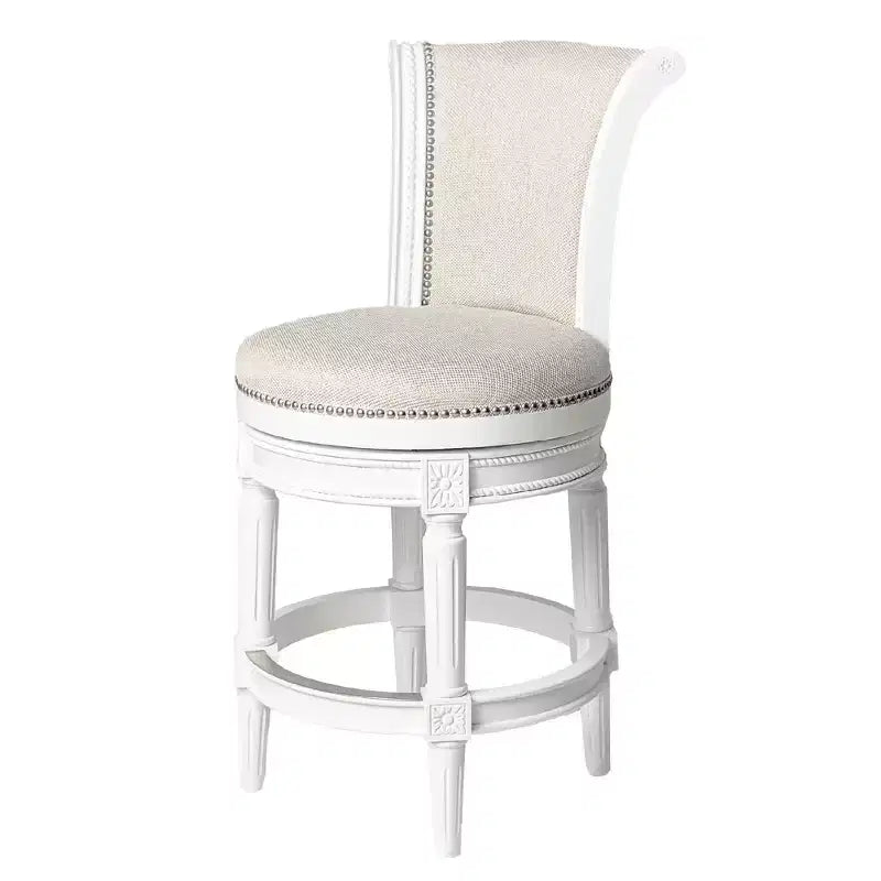 Tabourets de bar pivotants Maven Lane Pullman de hauteur comptoir avec tissu