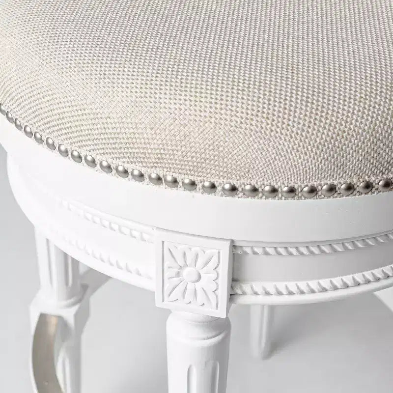 Tabourets de bar pivotants Maven Lane Pullman de hauteur comptoir avec tissu