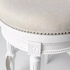Tabourets de bar pivotants Maven Lane Pullman de hauteur comptoir avec tissu