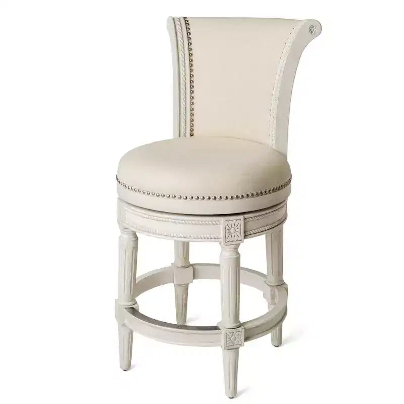 Tabourets de bar pivotants Maven Lane Pullman de hauteur comptoir avec tissu