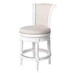 Tabourets de bar pivotants Maven Lane Pullman de hauteur comptoir avec tissu