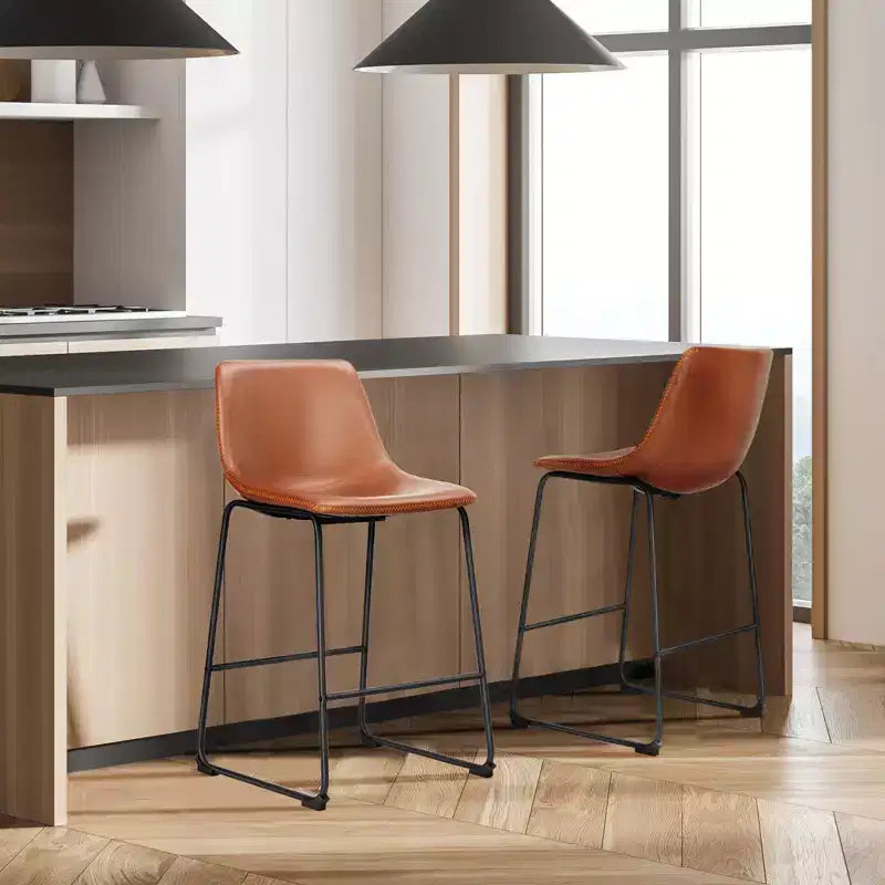 Tabourets de bar MAYEERTY - Chaises de salle à manger sans accoudoirs pour la maison, le bureau et la cuisine