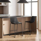 Tabourets de bar MAYEERTY - Chaises de salle à manger sans accoudoirs pour la maison, le bureau et la cuisine