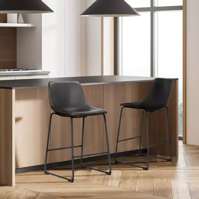 Tabourets de bar MAYEERTY - Chaises de salle à manger sans accoudoirs pour la maison, le bureau et la cuisine