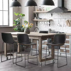 Tabourets de bar MAYEERTY - Chaises de salle à manger sans accoudoirs pour la maison, le bureau et la cuisine
