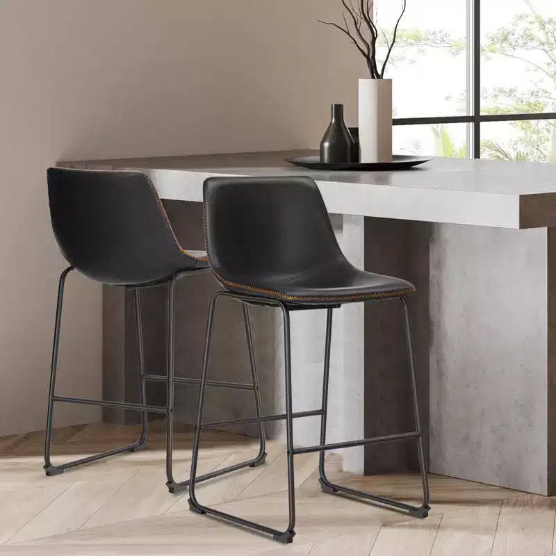 Tabourets de bar MAYEERTY - Chaises de salle à manger sans accoudoirs pour la maison, le bureau et la cuisine